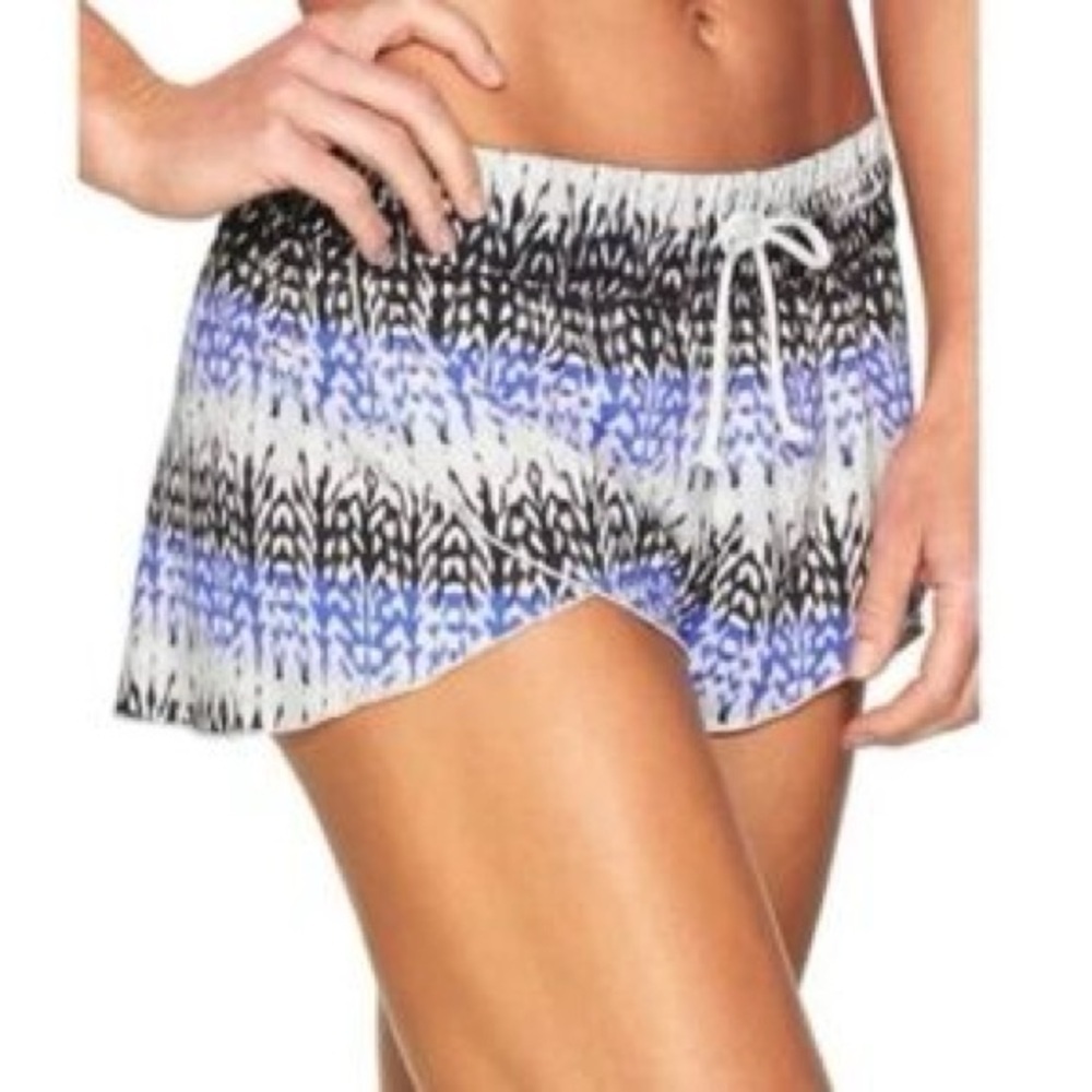 Athleta Kamala Petal Swim Short in Blue Sz XL